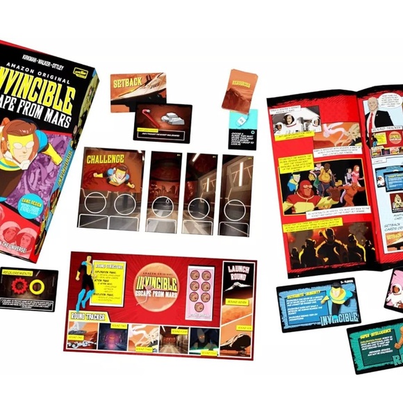 Robert Kirkman’s comic invincible escape from Mars board game Limited Edition - Picture 3 of 8